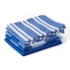 Encasa XO Kitchen Dish Towels Set | Blue | Waffle