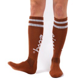 EIVY Women's Cheerleader Wool Socks, Rust, 3941, Brown (rust)