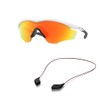 Oakley OO9343 Sunglasses Bundle: OO 9343 934305 Polished White and