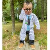 LENSOUS Baby Boys' Scientist Costume Bodysuit (Scientist, 3-6 Months)