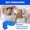 Anti Schnarch Schiene - Mundschutz Knirschschiene für nachts - KEIN
