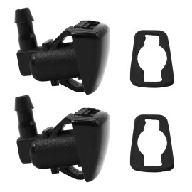 u.s.eliteautoparts For 2011 - 2015 Ford Edge Windshield Washer Nozzle Spray Jet with gasket-2 pcs