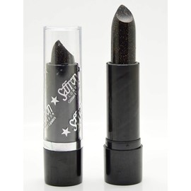 Saffron - Glitter Lipstick #408 (Colour 103 Glitter Black)