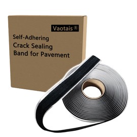 Vaotais Innovative Upgraded Asphalt Crack Sealer and Joint Repair Tape - Handles Temp Extremes, Efficient Road Repair, Improved Version, Torch Not Required (1.2in * 50ft)