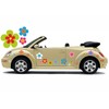 Hippie Flowers Car Sticker Hippie 030 – in Top Matt