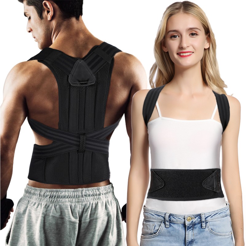 Posture corrector brace humpback correction with posture braces full back
