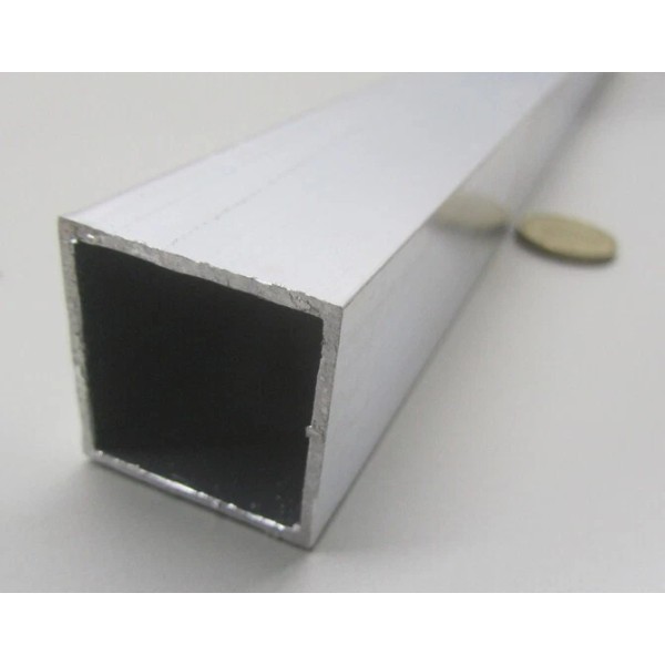 Unbranded 6063 T52 Aluminum Square Tube 1.25" Square x 1/16"