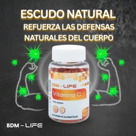 2x1 Vitamina C Suplemento Alimenticio Bdm Lab Sabor Sin Sabor                                                                                         