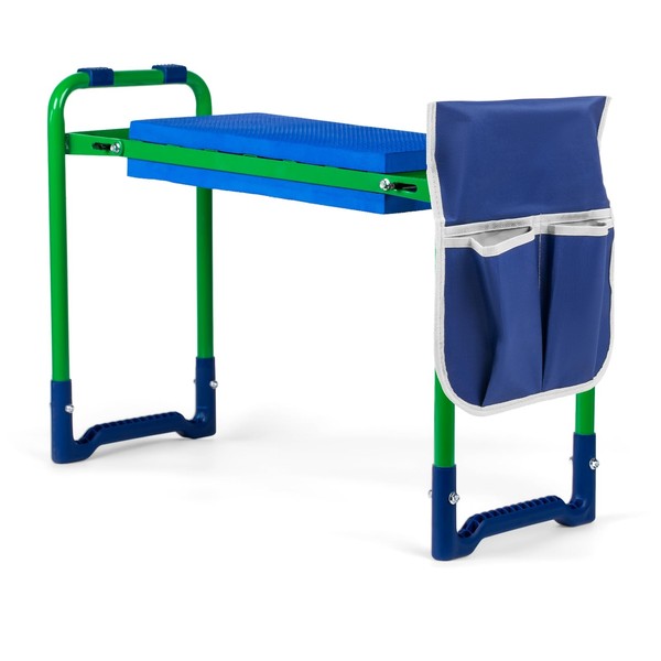 SILFISC Heavy Duty Garden Kneeler and Seat, Convertible 2-in-1 Design