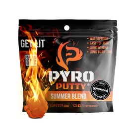 Phone Skope PYRO Putty Winter, Summer, Eco Blend, Emergency Survival Fire Starter (2 oz - One Can, Summer 30°F - 110°F)