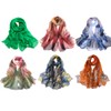 FAIRYGATE Scarf Women Fashion Lady Chiffon Flower Print Scarfs Neck