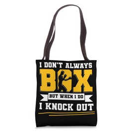 Shadow Boxing Punching Kickboxing Bag Gloves Boxer Fighting Tote Bag