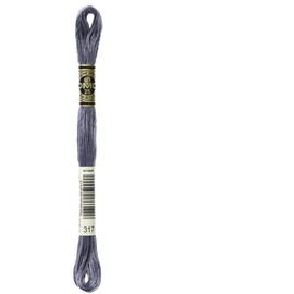 DMC Stranded Cotton Embroidery Thread 317 - per Skein