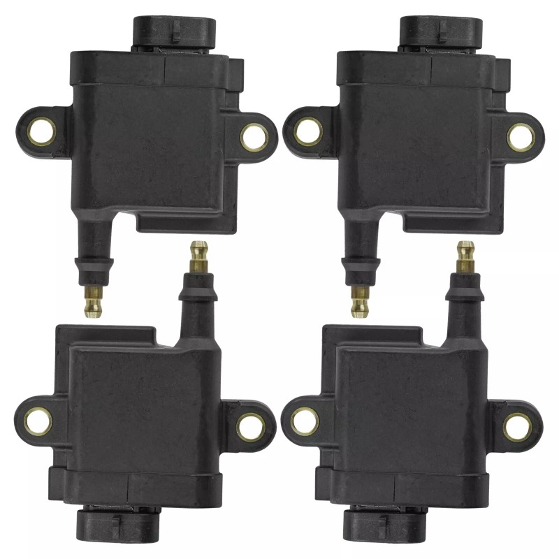 Caltric 4-Pack Ignition Coils for Mercury Outboard 40 50 60