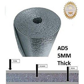 USEP Reflective Insulation Roll Foam Core Radiant Barrier 5MM AD5 (48" x10') R8