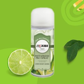 Automatic Spray ,HEXIBII InstaFresher for Home & Car - Floral Scented Air Freshener with Odor Elimination Spray, 6.2 Oz, Pack of 3, Safe & Tested Formula:_LEMON