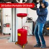 Aain 18 Gallon Portable Oil Lift Drain with Oil Pan