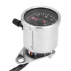 65mm Black Face LED Mechanical Motorcycle Speedometer Odometer Gauge with