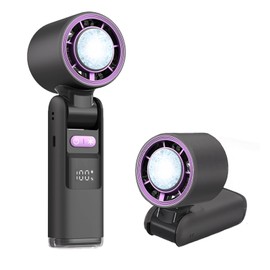 2025 Summer Design Portable Fan, Handy Fan, Cool Sensation, Rapid Cooling Sensation, Hand Held, Neck Mount, Tabletop, Large Airflow, Type-C Rapid Charging, Stepless Speed Adjustment, 5 Levels