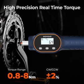 Digital Torque Screwdriver 7.08–70.8 in-lbs, with Strong Magnetic Bits, Buzzer, 999 Data Storage, 1/4" Drive Adjustable Torque Wrench Screwdriver Set for Gunsmithing, Electrician, Repairs and Mounting