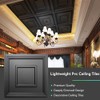 STICKGOO Black Drop Ceiling Tile 2ft x 2ft, Ceiling Panel