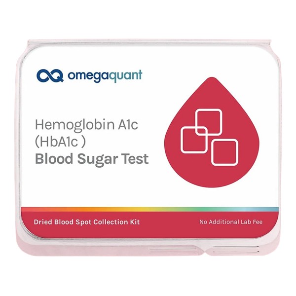 Omegaquant Hemoglobin A1c (HbA1c) Blood Sugar Test