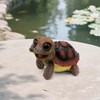 Toparad Toparad 4 Inch Turtle Statues Garden Decor, Resin Sea