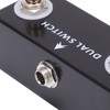 Guitar Foot Switch Pedal Dual Footswitch Tap Momentary Lock Free