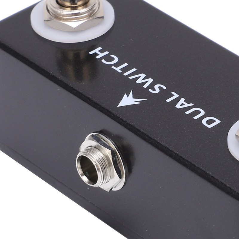 Guitar Foot Switch Pedal Dual Footswitch Tap Momentary Lock Free