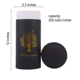Tree of Life Eco Scattering Urn – Biodegradable Scattering Tube for Ashes - Cremation Urn for Adult Ashes