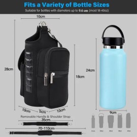Bolsa Magnética para Botella, Celular y Accesorios – Ideal para Gym, Viajes y Deportes | Resistente y Compacta