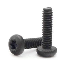 Star Drive Pan Head Machine Screws Black Oxide Stainless Steel #2-56 x 1/4" Qty 250