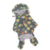 Dog Raincoat Hooded Reflective Windproof Breathable Lightweight Pet Rain Jacket