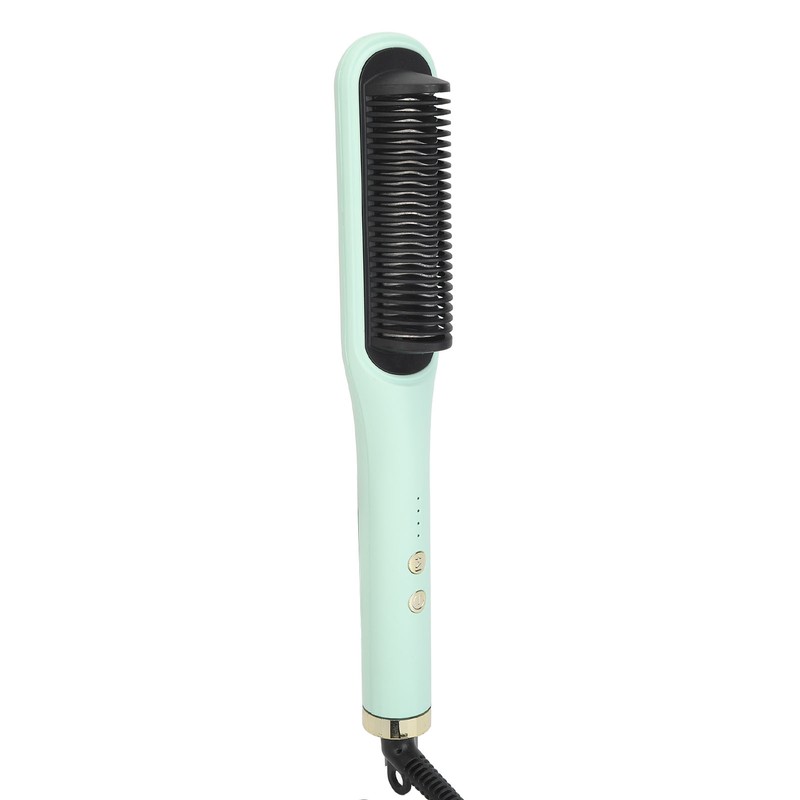 Negative Ion Hair Straightener Styling Comb Adjustable Temperature Straightening Comb
