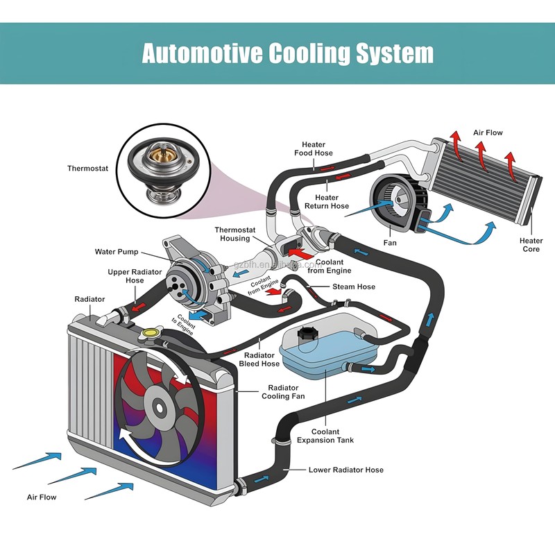 Car Thermostat, OEM#19301-PAA-306 Engine Coolant Replacement
