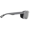 H2Optix H2010 Polarized Rectangular Sunglasses, Matt Grey, One Size