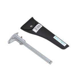 WIKISTORE TASCHEN NONIUS Caliper 150 mm with 4 Functions, Ventesimal Brake Caliper with 40 mm Jaws, Steel Screw Cap, Measuring Value 1/20° 0.05 mm / 1/128 Inch, Precise Work Tool