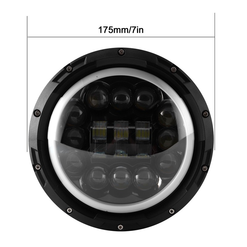 7in LED Work Light 90W Headlight IP67 Waterproof 6000K Universal