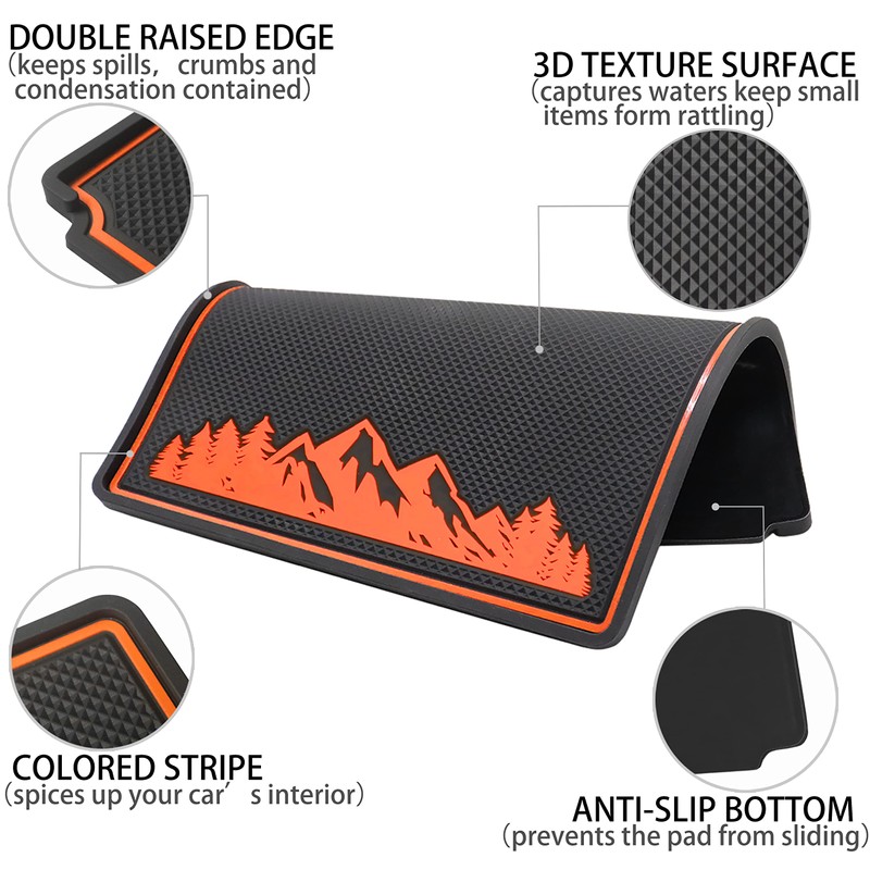 SENSHINE Dash Dashboard Cover Mat for Subaru Forester Accessories 2019-2023