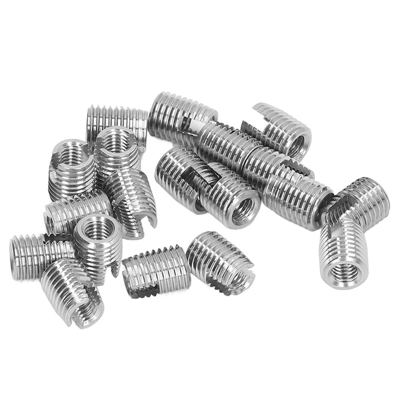20PCS Self Tapping Insert Stainless Steel Slotted Wire Thread Repair
