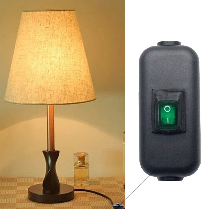 KQE 12V 10A waterproof RED On / Off bedroom inline