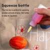 Ciieeo 6sets Glue Applicator Bottles Squeeze Dispenser Caps for Inks
