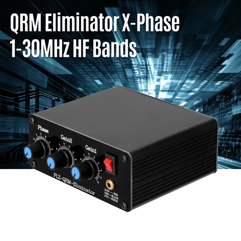 QRM Eliminator X-Phase 1-30MHz HF Bands Phase/ Two Gains Adjustable