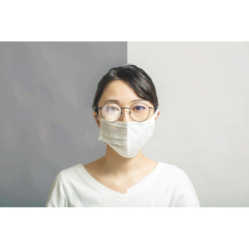 TEIJIN Washable Mask, nunonanoni, Navy, 1 Piece (x1)