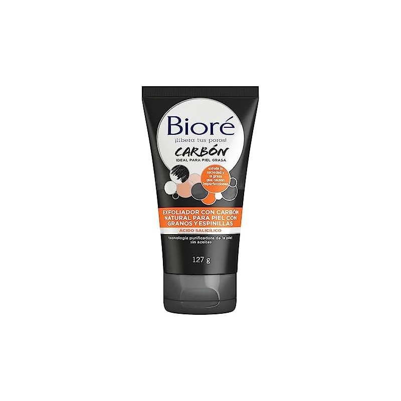 Bioré Exfoliador Carbon Natural, 127 g