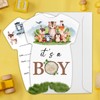 RNYJJ It's a Boy Woodland Baby Shower Invitations With Envelopes