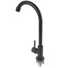 G1/2 Faucet 90 Degree Rotating Single Cold Matte Black Water
