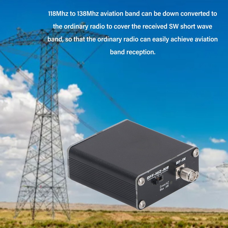 110m AIR to AM HIZ AMP Frequency Converter Aluminum Alloy
