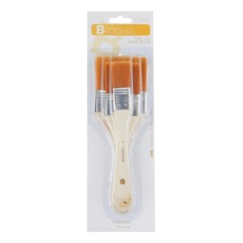 Rodart Set De Brochas Rodart 3 Medidas 3 Piezas Sinteticas