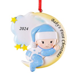 Baby First Christmas Ornament 2024,Christmas Tree Decoration Babys First Christmas Ornament Christmas Tree Ornament 73